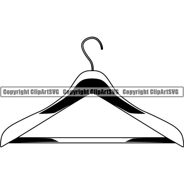 Tailor Seamstress Alterations Hanger ClipArt SVG