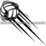 Sports Game Volleyball Motion ClipArt SVG