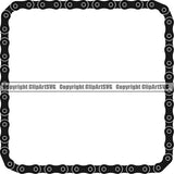Sports Bicycle Chain Black Square.jpg