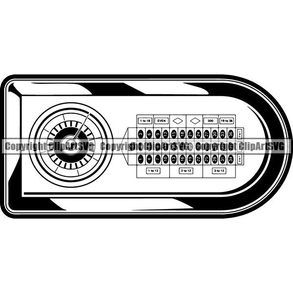 Game Craps ClipArt SVG