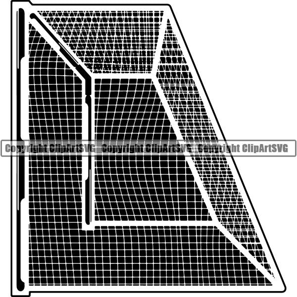 Sports Soccer Net ClipArt SVG