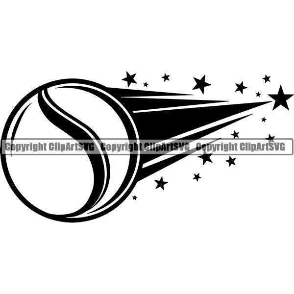 Sports Game Tennis Motion ClipArt SVG