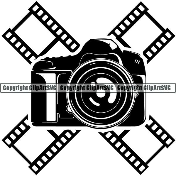 Photography Photographer Photograph Camera Shutter Speed Logo ClipArt SVG