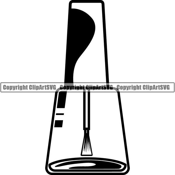 Fashion Beauty Cosmetology Cosmetics Makeup Nail Polish 5tgtyt6a ClipArt SVG
