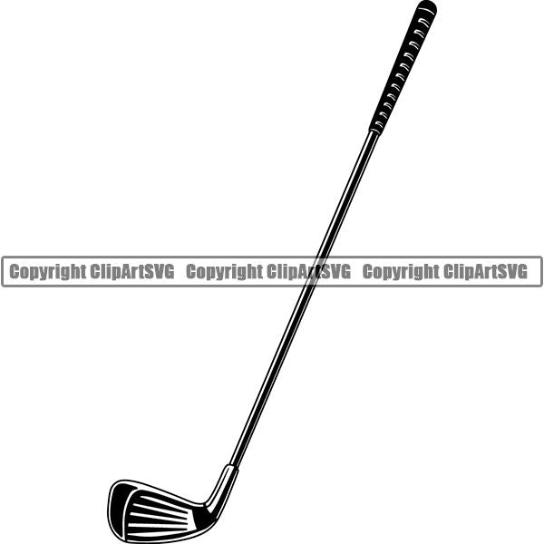 Sports Game Golf Club ClipArt SVG