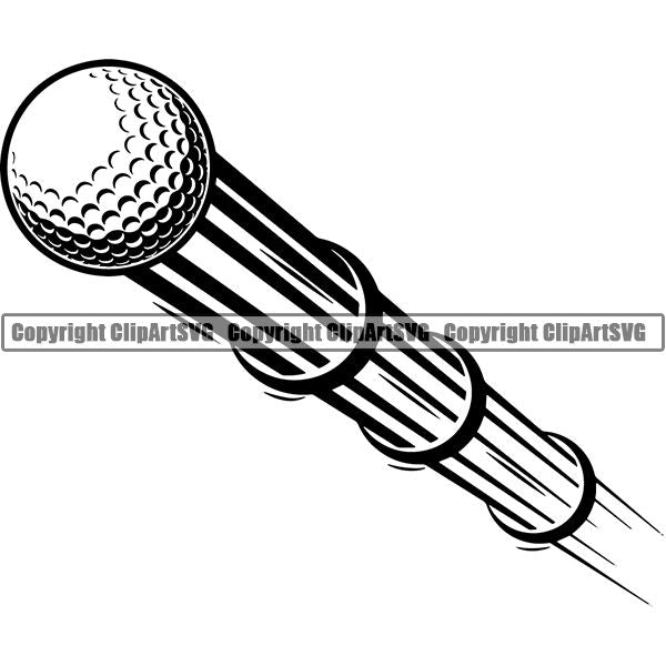 Sports Game Golf Motion ClipArt SVG