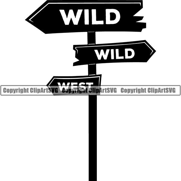 Occupation Cowboy Logo ClipArt SVG