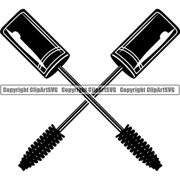 Fashion Beauty Cosmetology Cosmetics Makeup Mascara tgg7a7b dfghdf ClipArt SVG