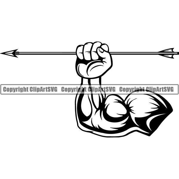Sports Game Archery Arrow ClipArt SVG