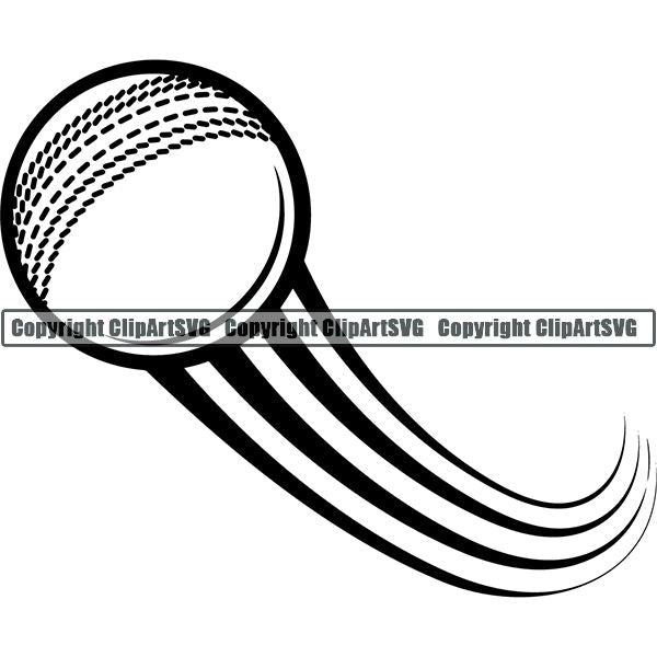 Sports Game Cricket Motion ClipArt SVG