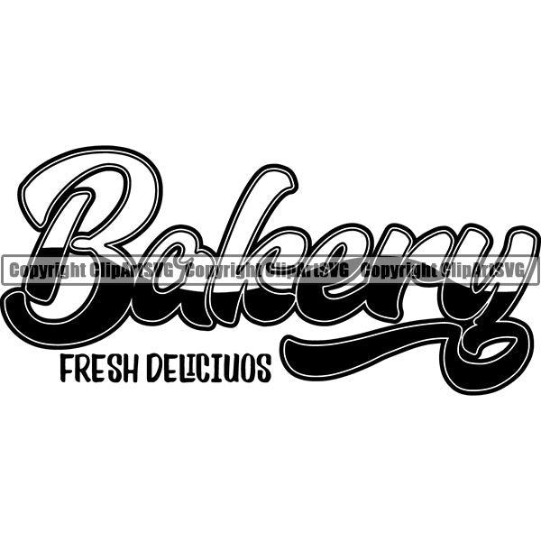 Cooking Baking Chef Cook Bake Baker Logo ClipArt SVG