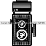 Photography Photographer Photograph Camera Lens Retro Vintage ClipArt SVG