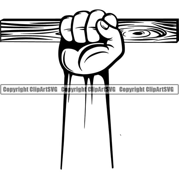 Construction Woodworking Carpenter Lumberjack Board ClipArt SVG