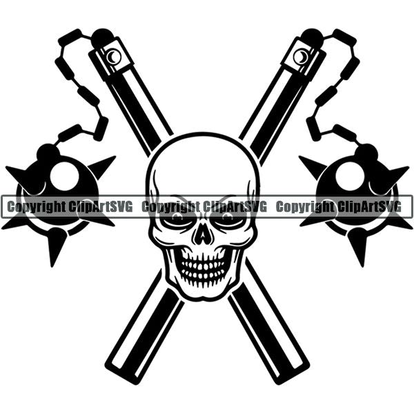 Viking Warrior Logo ClipArt SVG