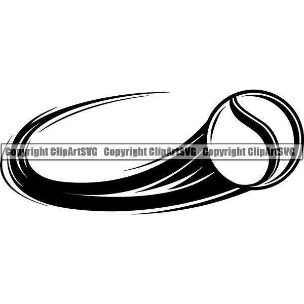 Sports Game Tennis Motion ClipArt SVG