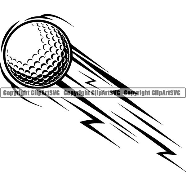 Sports Game Golf Motion ClipArt SVG