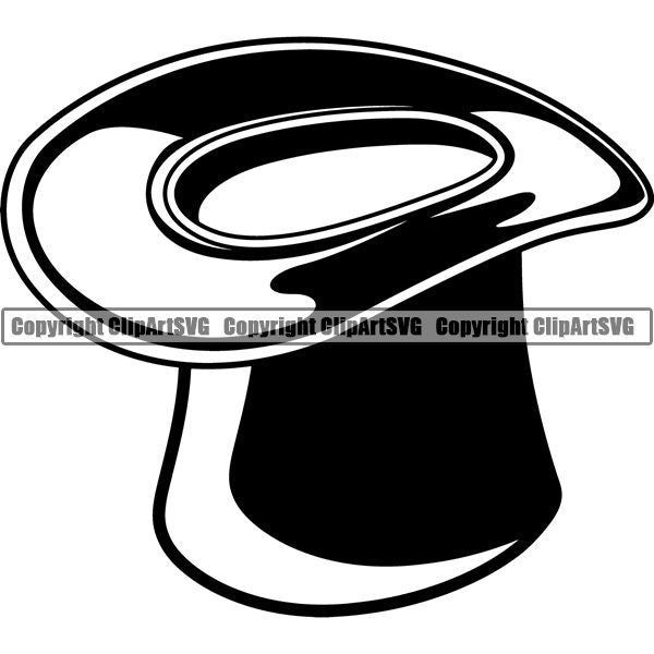 Magician Magic Hat ClipArt SVG