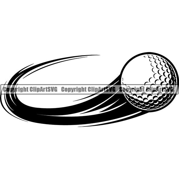 Sports Game Golf Motion ClipArt SVG