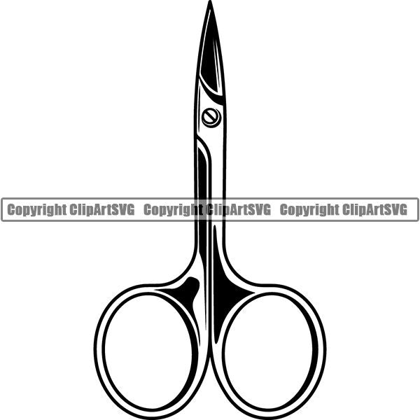 Fashion Beauty Cosmetology Cosmetics Makeup Nail Scissors 6yyh7 ClipArt SVG