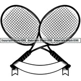 Sports Game Tennis Logo ClipArt SVG