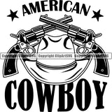 Occupation Cowboy Logo ClipArt SVG