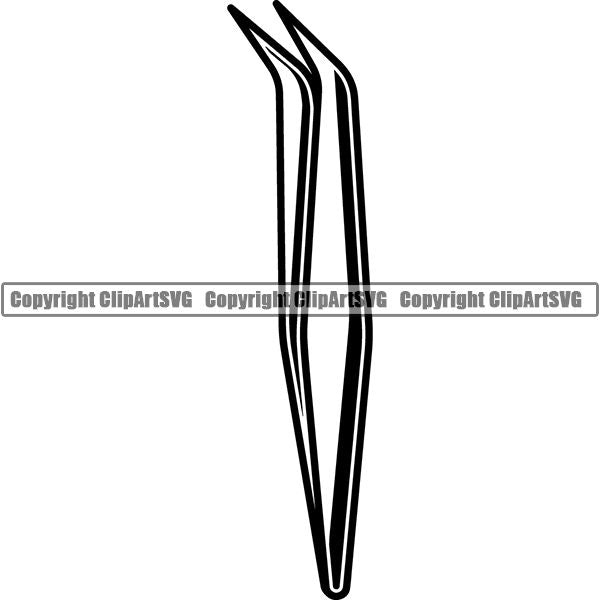 Fashion Beauty Cosmetology Cosmetics Makeup Tweezers 8ujjrz ClipArt SVG