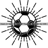 Sports Soccer Logo ClipArt SVG