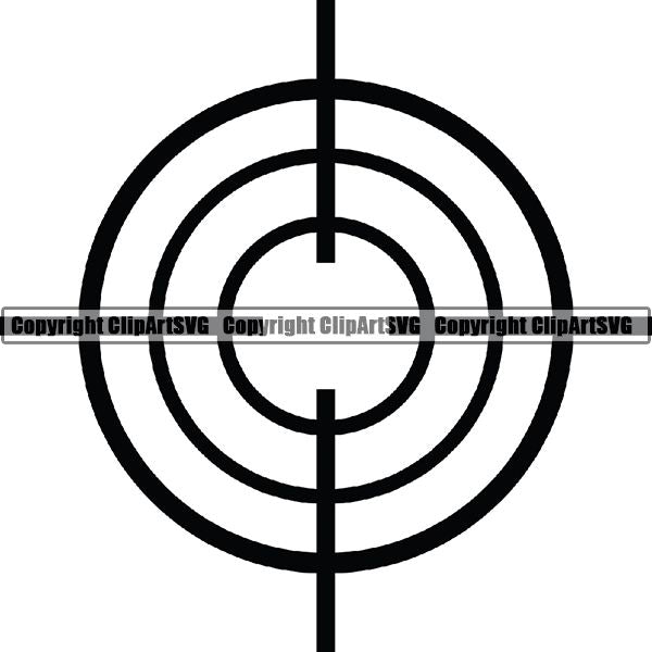 Military Weapon Gun Scope ClipArt SVG