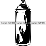 Painting Service Painter Paint Spray Paint Can ClipArt SVG