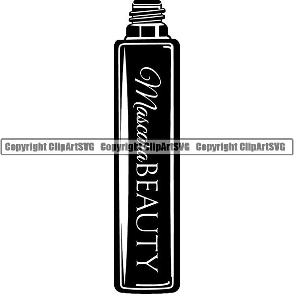 Fashion Beauty Cosmetology Cosmetics Makeup Mascara tgg7a7a ClipArt SVG
