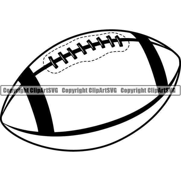 Sports Game Football ClipArt SVG