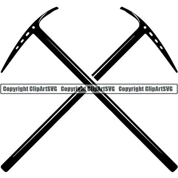 Mountain Climbing Rock Climber Logo ClipArt SVG