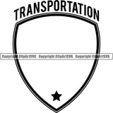 Truck Driver Trucking Trucker Driving Transportation Semi Tractor Trailer Text ClipArt SVG