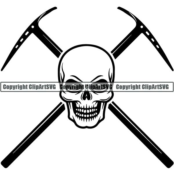 Mountain Climbing Rock Climber Logo ClipArt SVG