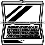 Game Dominoes Case ClipArt SVG