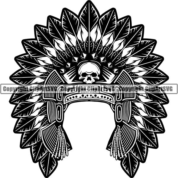 Native American Indian ClipArt SVG