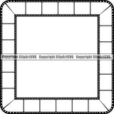 Photography Photographer Photograph Camera Film Strip Frame Border ClipArt SVG