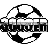 Sports Soccer Logo ClipArt SVG