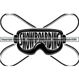 Sports Snowboarding Snowboard Skiing Ski Logo ClipArt SVG