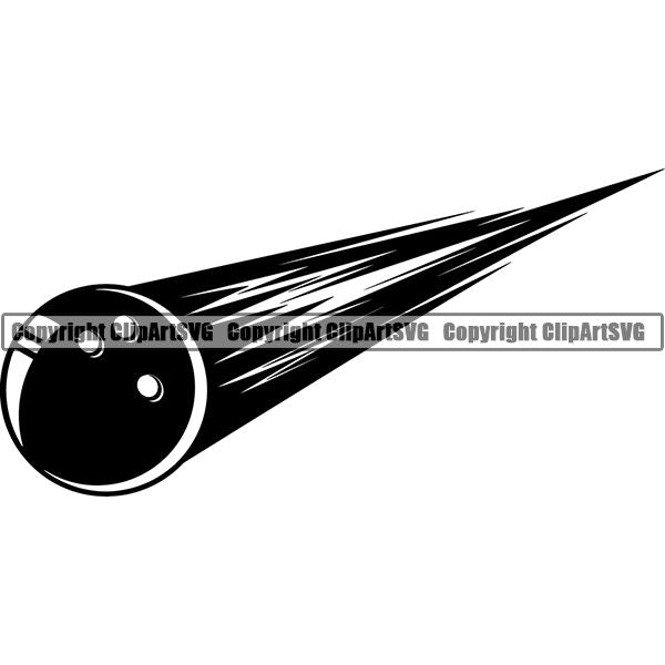 Sports Game Bowling Bowler Bowl Motion ClipArt SVG
