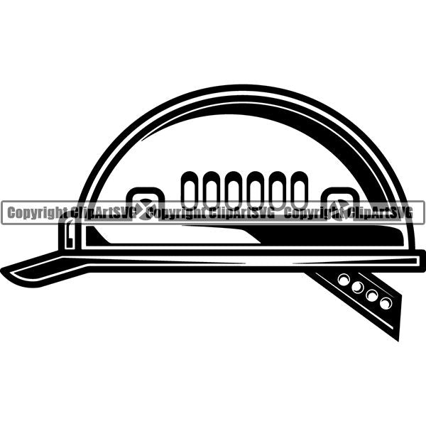Construction Building Repair Service Helmet ClipArt SVG