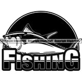 Sports Game Hunting Fishing Hunt Fish Logo ClipArt SVG