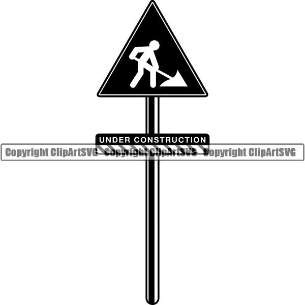 Construction Building Repair Service Sign ClipArt SVG
