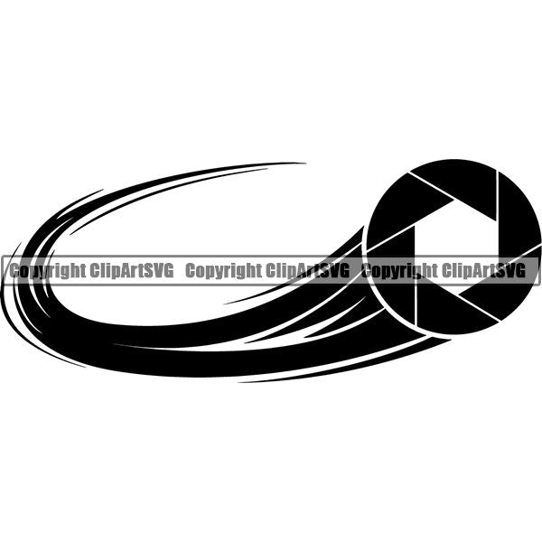 Photography Photographer Photograph Camera Shutter Speed Logo ClipArt SVG
