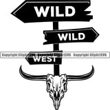 Occupation Cowboy Logo ClipArt SVG