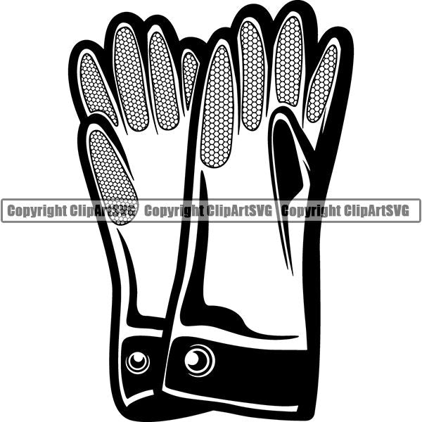 Maid Cleaning Service Housekeeping Housekeeper Rubber Gloves Cleaner ClipArt SVG
