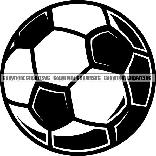 Sports Soccer Ball ClipArt SVG
