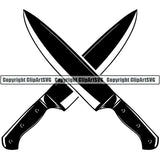 Cooking BBQ Bar-B-Que Barbque Chef Cook Butcher Logo ClipArt SVG