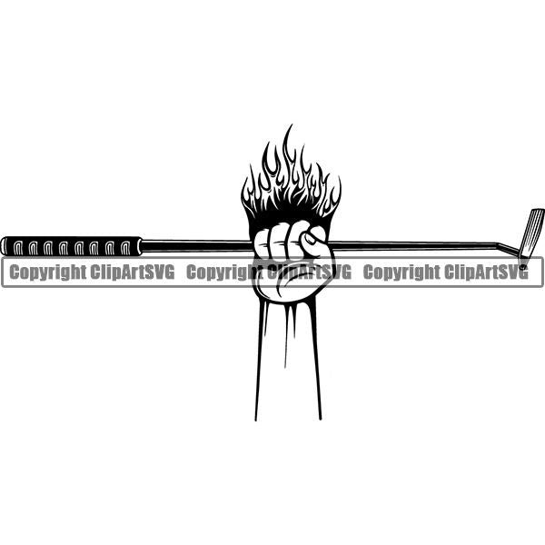 Sports Game Golf Club fie ClipArt SVG