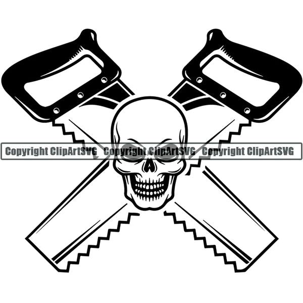 Construction Woodworking Carpenter Lumberjack Logo ClipArt SVG